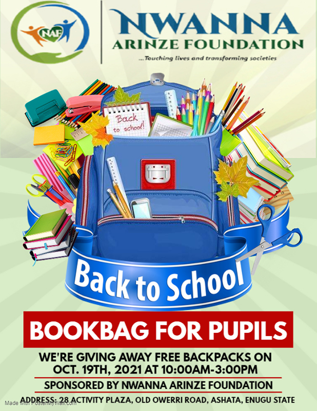 Nwanna Arinze foundation empowers school children in Enugu